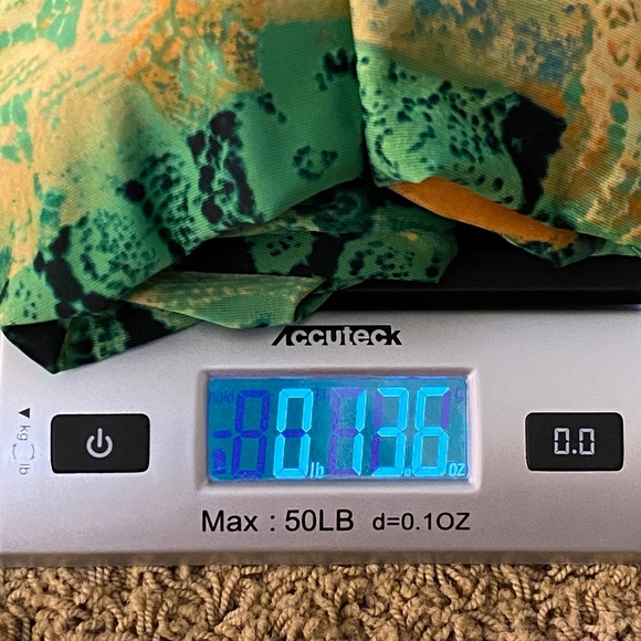 646 Main maxi dress, size 1XL / 2XL, green multi sundress sleeveless criss cross - Picture 12 of 12